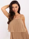 Suknelė Sukienka-TW-SK-BI-2136.97-camelowy