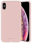 Dėklas Mercury Silicone iPhone 15 Pro Max 6,7" rožinė-smėlio pink-sand
