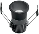 5W LED įleidžiamas &scaron;viestuvas DOT, juodas, CCT