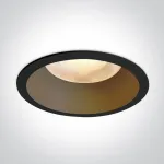25W LED įleidžiamas vidaus/lauko &scaron;viestuvas, juodas, 3000/3500/4000K, IP65, 10125G/B/V