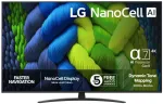 Televizorius LG NanoCell AI 65" NANO82 4K Smart TV, 165.1 cm (65"), 3840 x 2160 pikselių, LED, Smart TV, Wi-Fi, Juodas