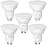 LEPRO 200073-WW-EU-5 GU10 LED Bulb, 4.5W, 345 lm, 2700K, 100&deg;, 5-pack