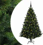 Dirbtinė kalėdinė eglutė su rutuliuku 210 cm 300 LED