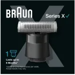 Braun Series 9 XT20, skutimosi galvutė, 1 galvutė (-ės), juoda, Braun, Braun Series X, Kinija