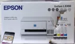 I&scaron;parduodama. Epson EcoTank L3366 Spausdintuvas / copier / scanner Colour Ink-jet A4/Legal Baltas PAŽEISTA PAKUOTĖ DENTED BODY (INK T