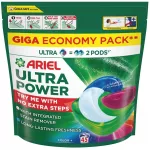 Skalbimo kapsulės Ariel Ultra Power Color+, 45 vnt.