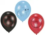 &bdquo;Miraculous Ladybug City&ldquo; balionai, 6 vnt., 9 colių (22,8 cm)