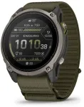 Garmin Enduro 4 Bare Ti w/Olive ComfortFit Fabric Band