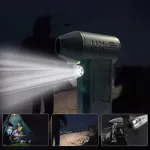 Akumuliatorinis mini pūstuvas Turbo Jetfan su LED ap&scaron;vietimu