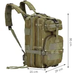 Springos Kuprinė, 38 l, žalia &mdash; CS0066
