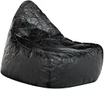 Beliani Sėdmai&scaron;is 200 L DROP 63 cm 75 cm Juodas