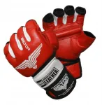 Beltor Combat Mma treniruočių pir&scaron;tinės mai&scaron;ui, odinės, raudonos, dydis Xl
