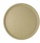 Hausmann apvali plastikinė padėkla 35 cm smėlio spalvos, skirta serviravimui ir patiekimui