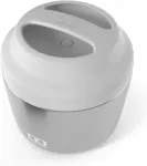 Monbento - mb element pilkas sidabrinis termosas maistui - nerūdijančio plieno termosas pietums - be bpa