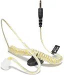 Hys Ausinės Garso Vamzdelis - 3.5 mm Lizdas - Viena Ausis - Tik Klausymui Skirtos Ausinės su Subalansuotu Pritaikymu - Ausinės Radijo Garsiakalbiams Mikrofonams