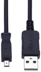 Usb kabelis, skirtas kodak 8 colių/u8 easyshare c140, c180, c182, c190, c310, c315, c330, c340, c350, c360, c433, c503, c513, c530, c533, c603, c613, c623, c643, c653, c663, c703, c713, c743, c763, c813, c875, c913, c1013, cd50 (vaizdo perkėlimas/įkr ...