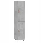 Auk&scaron;ta spintelė, betono pilkumo, 34,5x34x180 cm