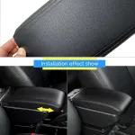 Yjywzh Porankiai Ford Focus 2 Mk2 centrinės konsolės daiktadėžė dvigubo sluoksnio su gėrimų laikikliu