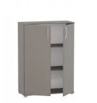 Ml Meble Biuro komoda Ml-pn-2d dokumentų spintelė pilka 110 x 60 x 32
