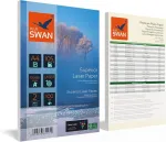 Mėlyna Swan 200 lapų auk&scaron;tos kokybės spalvotas lazerinis fotopopierius A4 105 g/m&sup2;, blizgus, blizgus, spausdinamas i&scaron; abiejų pusių, skirtas visiems įprastiems/spalvotiems lazeriniams spausdintuvams/kopijavimo aparatams (a4 105g)
