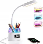 Elektroninis &scaron;viestuvas 3 &scaron;vietimo režimai Led Rgb laikrodis ra&scaron;iklių laikiklis