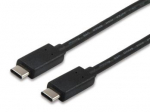 USB kabelis Equip USB-C - USB-C 1 m Juodas (12888307)