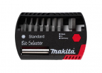 Makita Sukimo antgalių komplektas &scaron;e&scaron;iakampiai 1,5/2/2,5/3/4/5/6/8 mm + magnetinis laikilis, P-53774