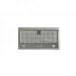 Gartraukis Novy | Hood | Essence 828 | Canopy | Energy efficiency class B | Plotis 60 cm | 517 m&sup3;/h | Mechanical control | LED | Nerūdijantis plienas