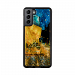 Dėklas iKins case for Samsung Galaxy S21+ cafe terrace juodas