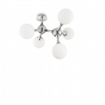 Lubinis &scaron;viestuvas Ideal Lux Ceiling lamp with 5 lights NODI, E14, coffee color