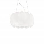 Pakabinamas &scaron;viestuvas Ideal Lux Suspended lamp with 5 lights OVALINO, E27, juodas