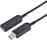 USB kabelis MicroConnect USB-A - USB-A 15 m Juodas (USB3.0AAF15AOP)
