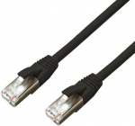 MicroConnect CAT6A S / FTP 20m Juodas LSZH