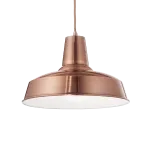 Pakabinamas &scaron;viestuvas Ideal Lux Suspended lamp with 1 light MOBY, E27, juodas