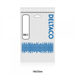 Kabelis DELTACO 1m, juoda / USB-210S