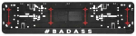 Automobilio numerių rėmelis "Bad Ass"