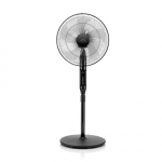 Ventiliatorius ETA | Naos Fan | ETA260790000 | Stand Fan | Juodas | Diameter 43 cm | Greičių skaičius 4 | Oscillation | 50 W | Remote control