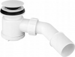 Mc Alpine Sifonas SIFONAS DU&Scaron;O PAdėklas CLICK-CLACK 50 mm Baltas ŽALVARIS