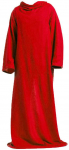 Fleece pledas su rankovėmis XXL raudonas