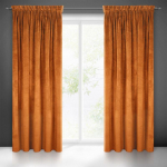 Naktinė užuolaida i&scaron; mink&scaron;to aksomo Eurofirany DIVA LINE RIA 140X270 cm, juosta/ tunelis/ kabliukai, 300g/m2
