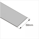 LED juostos profilio montavimo plok&scaron;telė, 50mm pločio, 2m