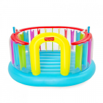 Bestway Fisher-Price Bouncetopia pritūpimo lėk&scaron;tė su įmontuotu siurbliu, 85 kg, 3 metai, Įmontuotas oro siurblys, Įvairių spalvų, 10,1kg