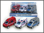 HKG *AUTO metalinis MINI VANY 3 pak., 8cm, privilegija, &scaron;viestuvo gaubtas