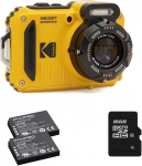 Kodak WPZ2 Geltona Bundle - kamera + SD kortelė ir 2x atsarginės baterijos