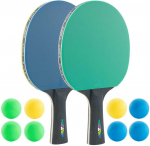 Joola Rinkinys STALO TENISAS JOOLA COLORATO 2 RAKETES 8 KAMULIAI