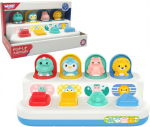 Woopie Baby Woopie edukaciniai žaisliniai pop-up gyvūnai