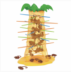 Woopie krintančių beždžionių arkadinis žaidimas