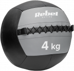Medicininis kamuolys pratimams 4kg, REBEL ACTIVE