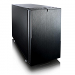 Fractal Design Define Nano S - Langas &Scaron;oninis langas, Juodas, ITX, Maitinimo blokas įtrauktas Nr