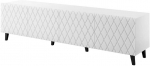 Laikiklis Cama Meble Televizoriaus Stovas - Asti 200x42x52 Baltas Matinis